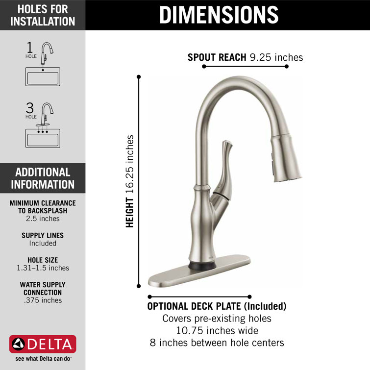 Ophelia Stainless Steel Pull Down Sprayer Kitchen Faucet