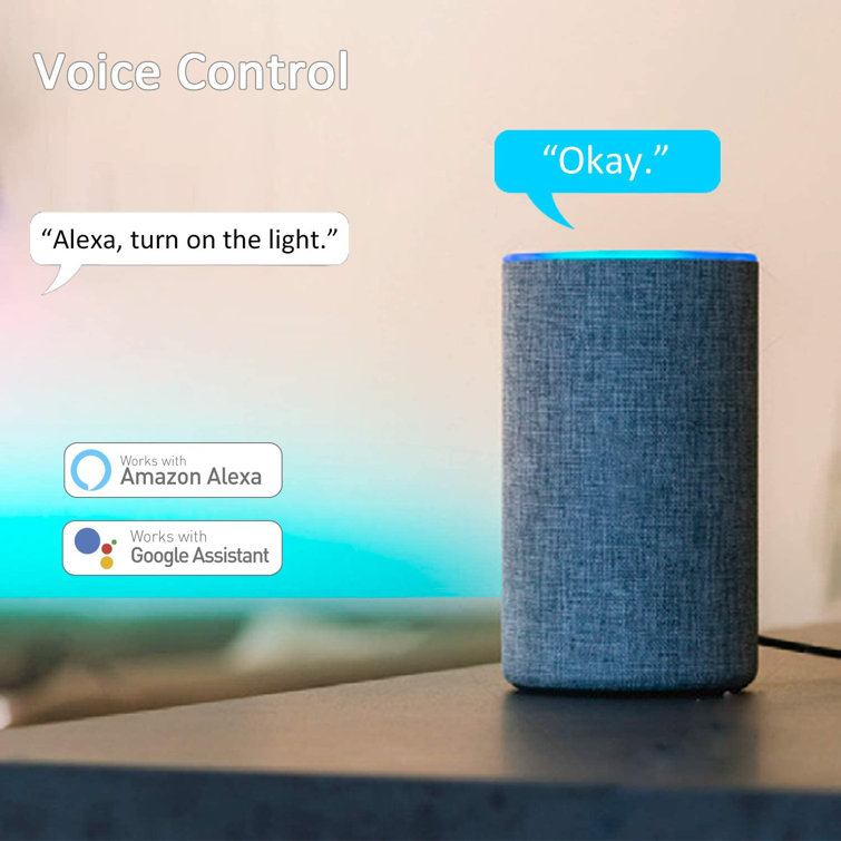 Multi-Color Dimmable LED Smart Bulbs with Voice Control