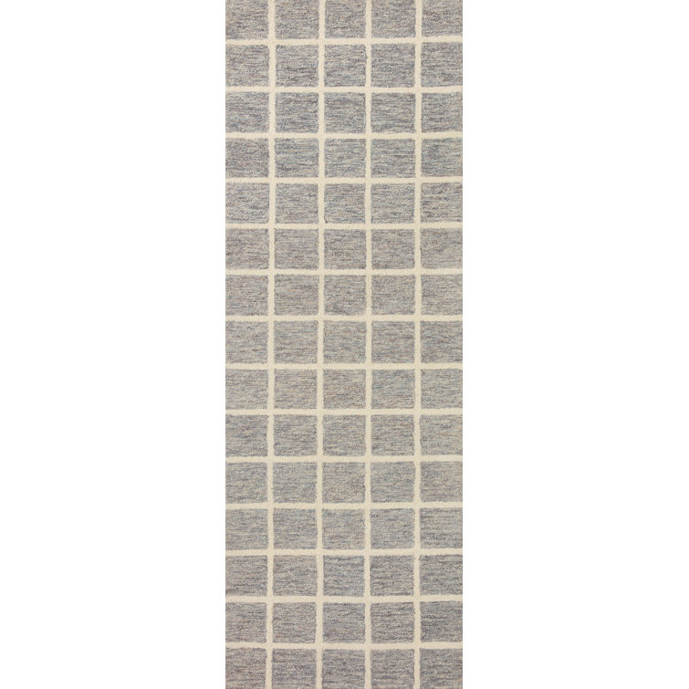 Ivory Wool Hand-Tufted Tufted Stain-Resistant Rug - 2 ft x 5 ft