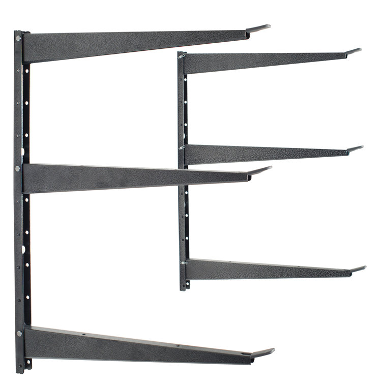 Delta Cycle Heavy Duty Steel Wall Mounted 3-Tier Lumber Storage Rack