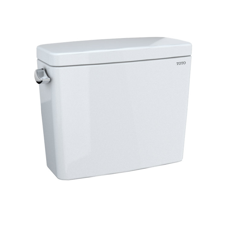 Bone Ceramic Modern Toilet Tank with Chrome Lever
