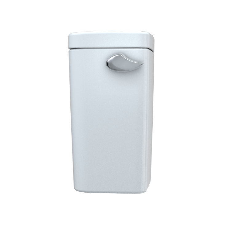 Bone Ceramic Modern Toilet Tank with Chrome Lever