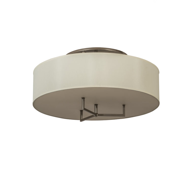 Cilindro Bahn Fabric Flush Mount