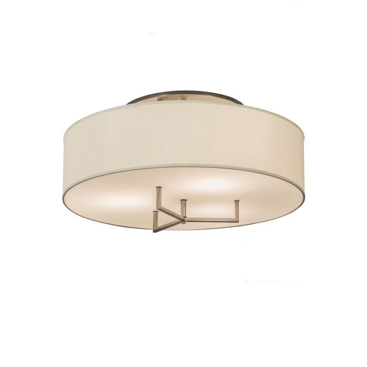 Cilindro Bahn Fabric Flush Mount