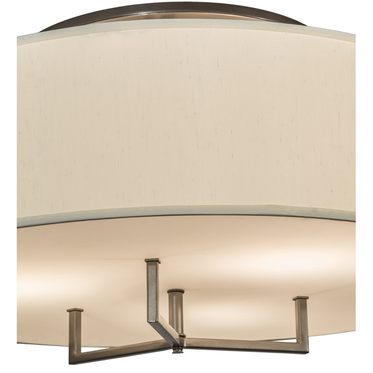 Cilindro Bahn Fabric Flush Mount