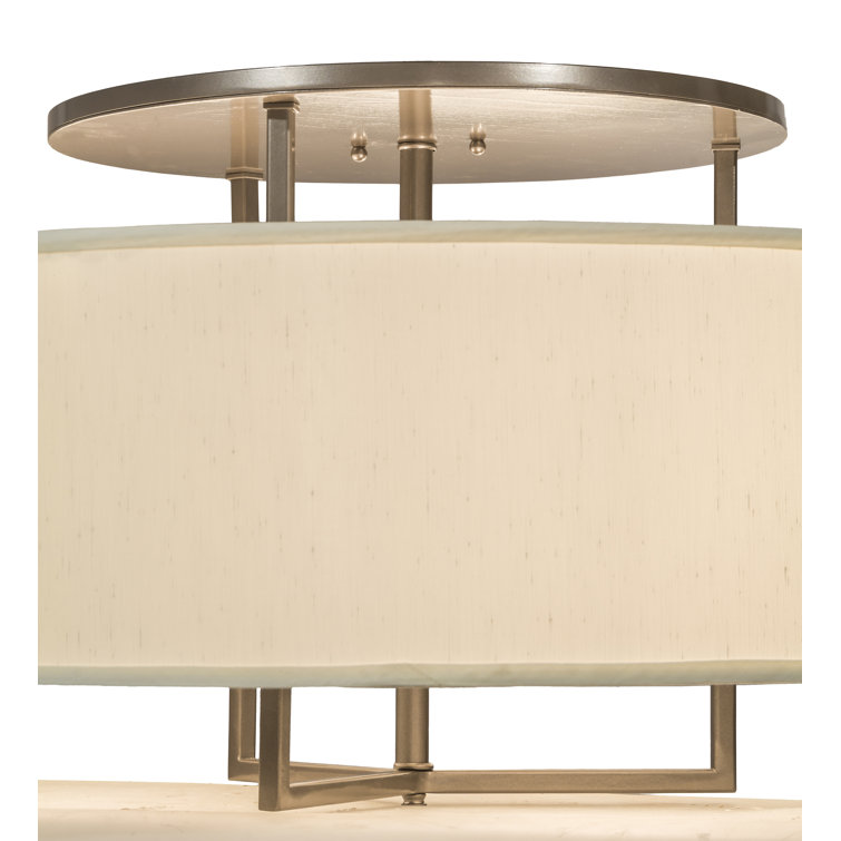 Cilindro Bahn Fabric Flush Mount