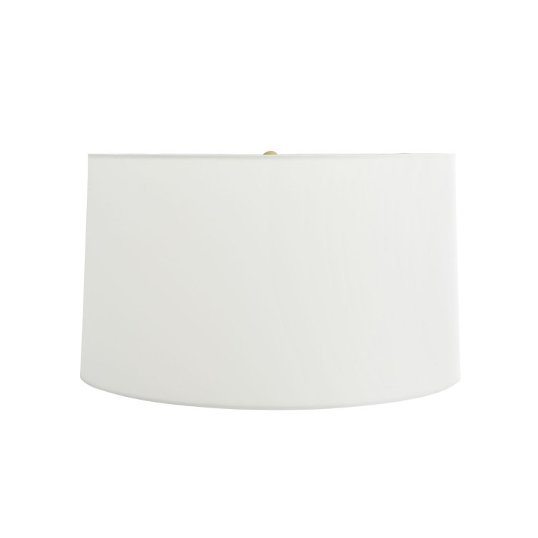 Ocean Reactive Ceramic Table Lamp with Off-White Shade