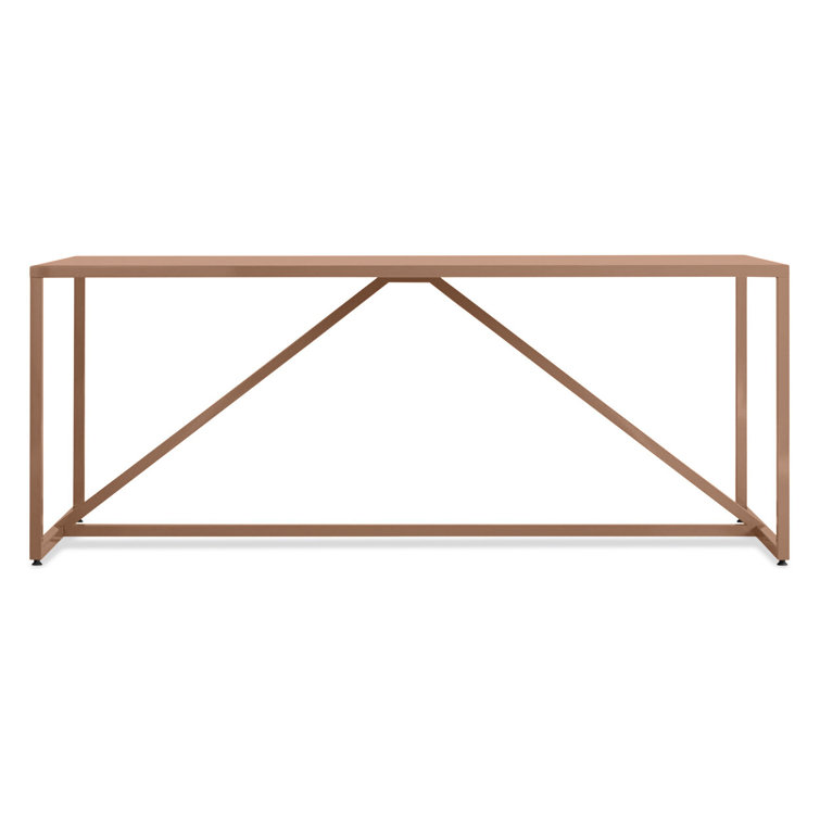 Strut Mid-Century Modern Walnut Dining Table 29" H x 74.5" L