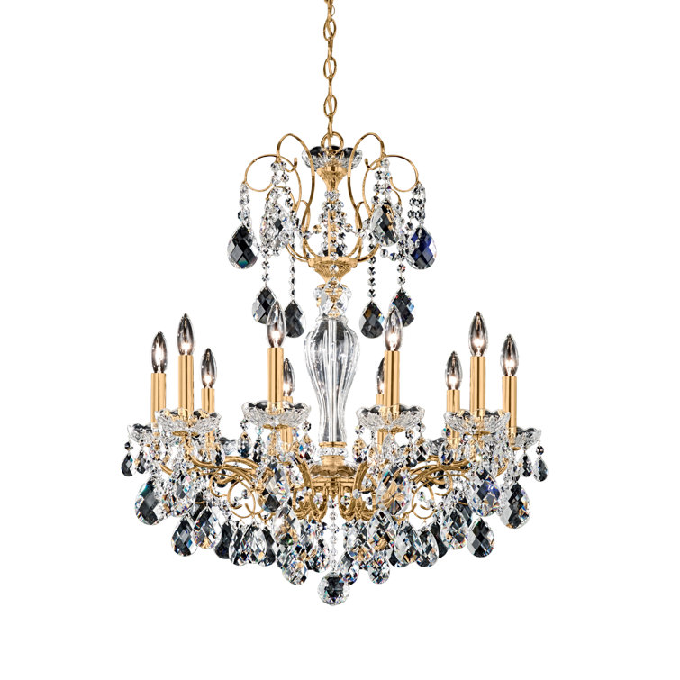 Heirloom Gold Heritage Crystal 10-Light Traditional Chandelier