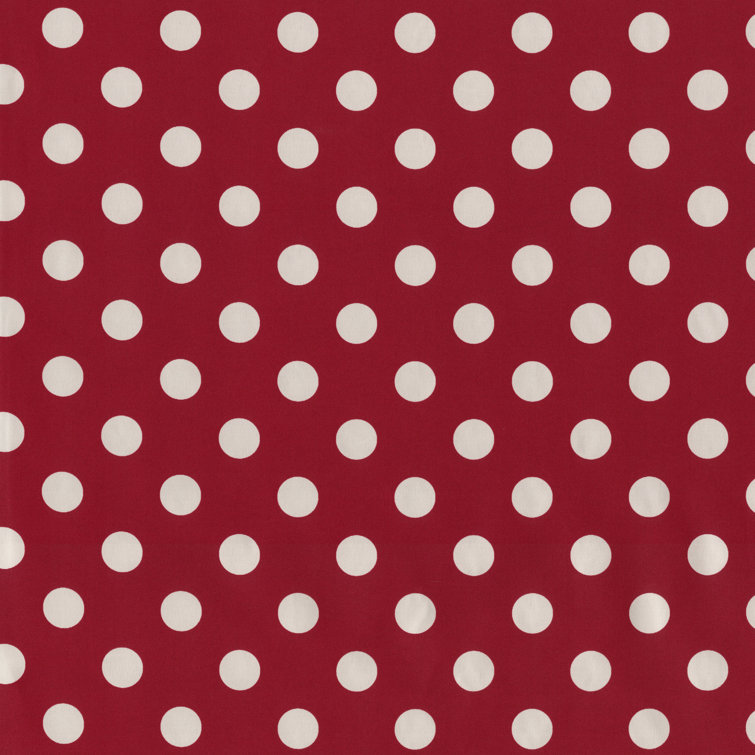 Red and White Polka Dot Outdoor Throw Pillow Set
