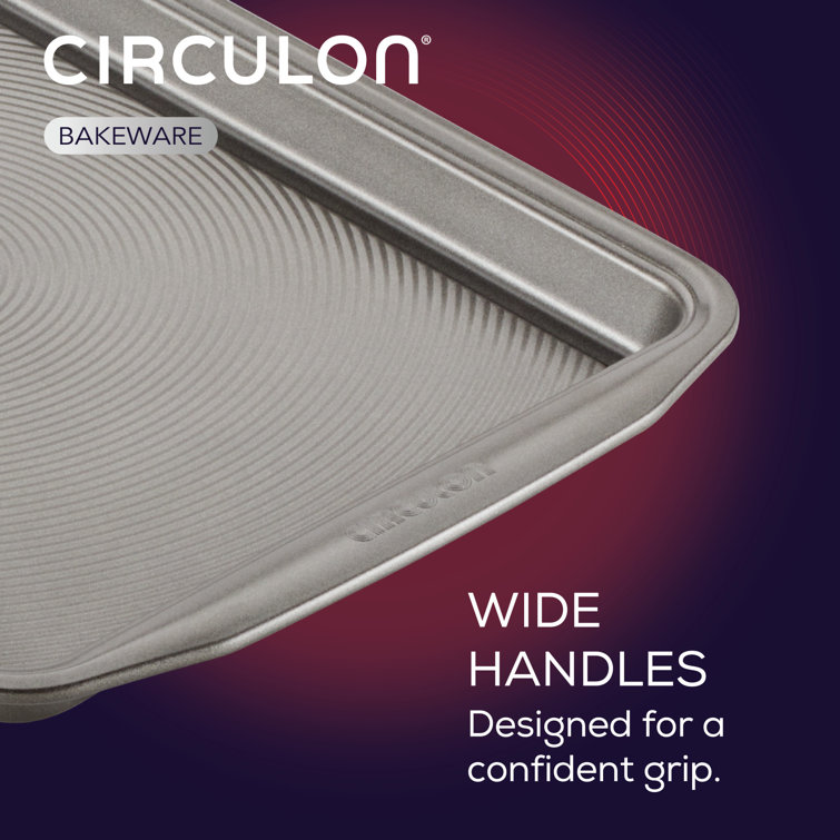 Gray Nonstick Stainless Steel Cookie Sheet Set