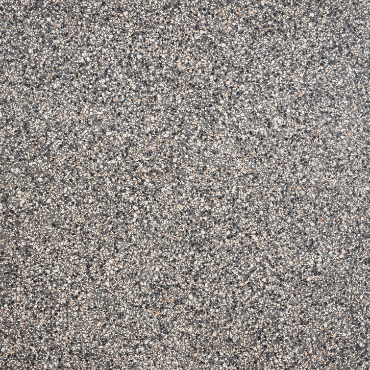 Italia Mora 24-in x 24-in Honed Gray Terrazzo Tile