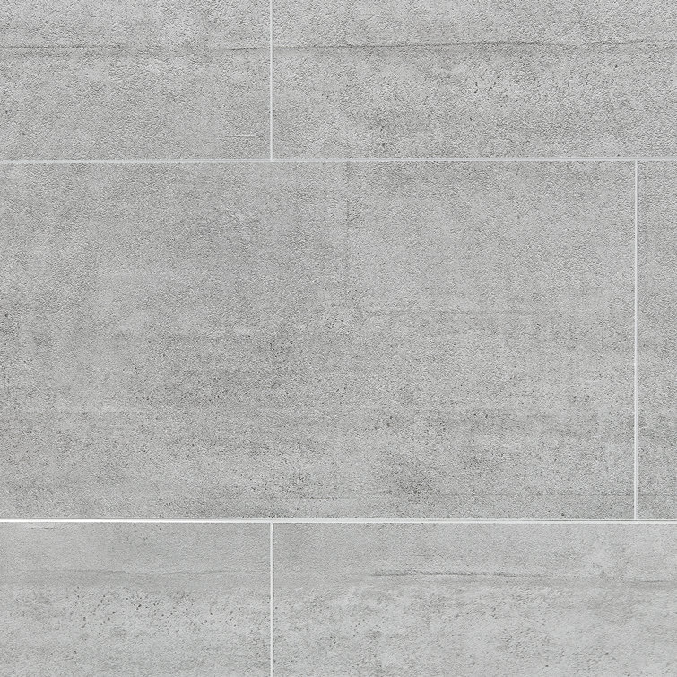 Gray 60'' x 32'' SPC Composite Alcove Shower Kit
