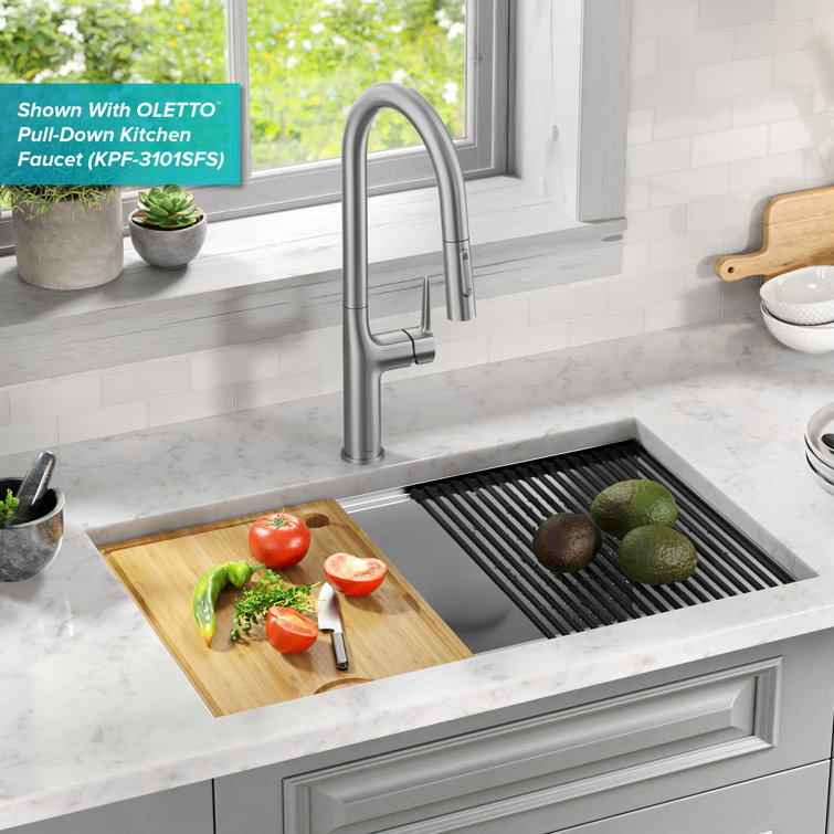 30-inch Stainless Steel Double Bowl Drop-in Kitchen Sink with Accessories