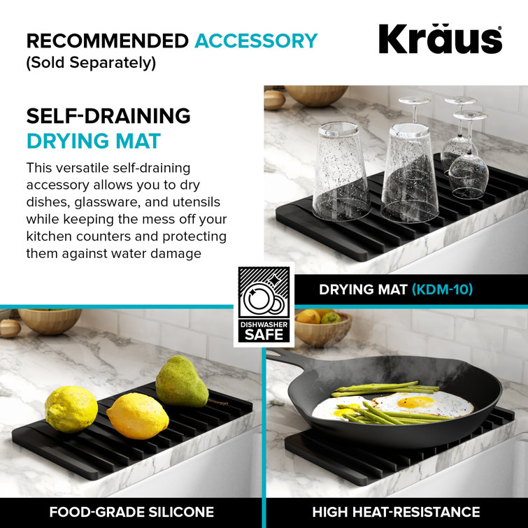 Kore 23-Inch Stainless Steel Undermount Workstation Sink