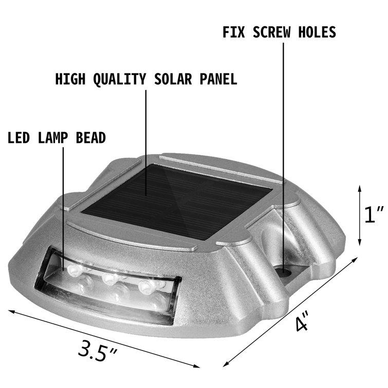 Bright White Solar LED Pathway Lights Pack of 12