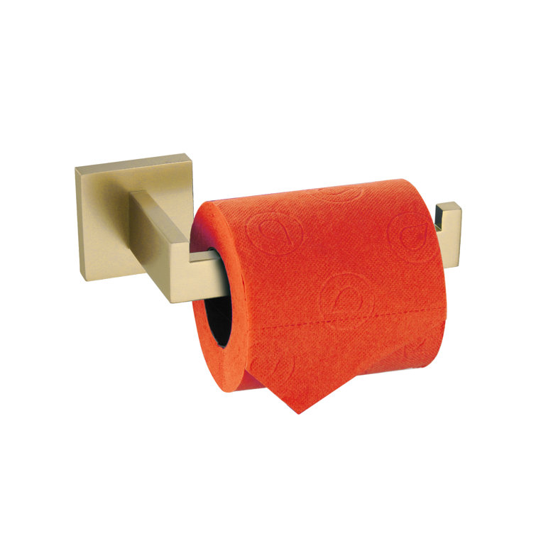 Matte Black Stainless Steel Wall Mounted Toilet Paper Holder