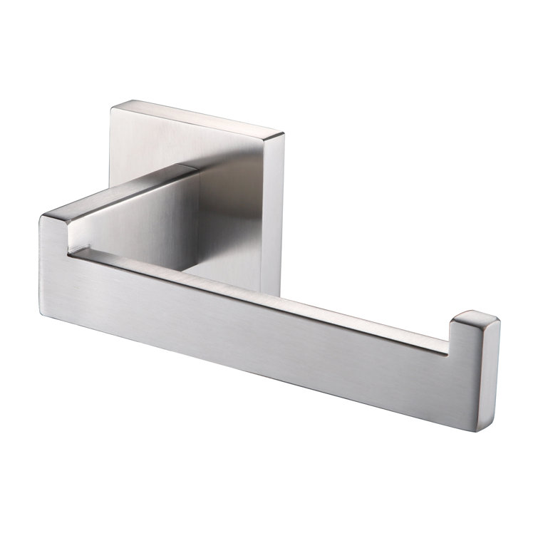 Matte Black Stainless Steel Wall Mounted Toilet Paper Holder