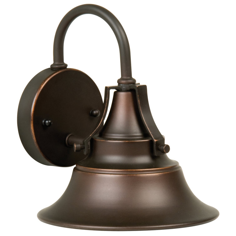 Large Midnight Bronze Direct Wired Wall Sconce