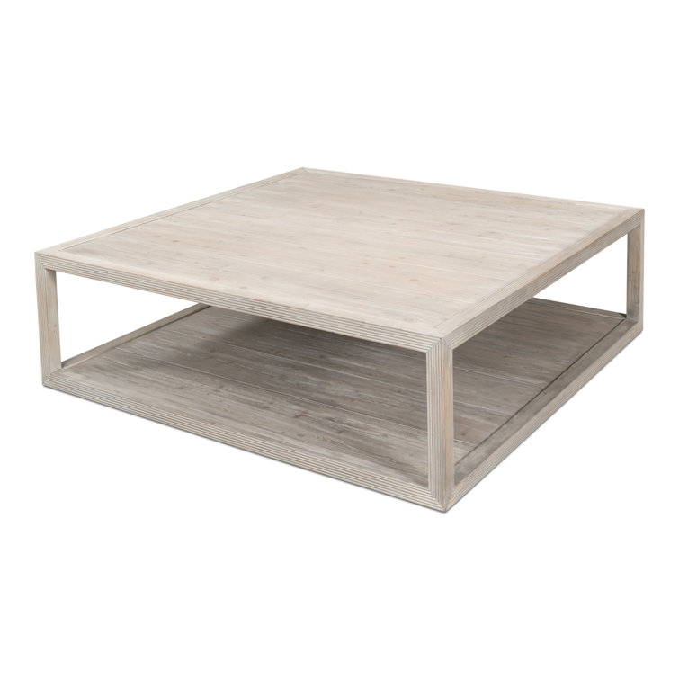 Camden Square Pine Wood Coffee Table with Storage