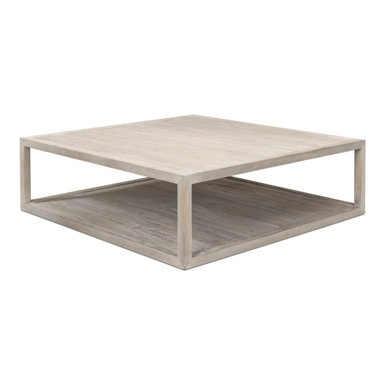Camden Square Pine Wood Coffee Table with Storage