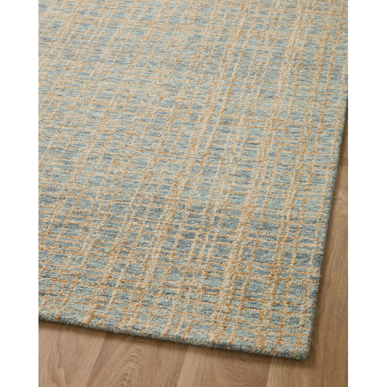Blue Sand Hand-Tufted Wool Runner Rug 2'6" x 9'9"