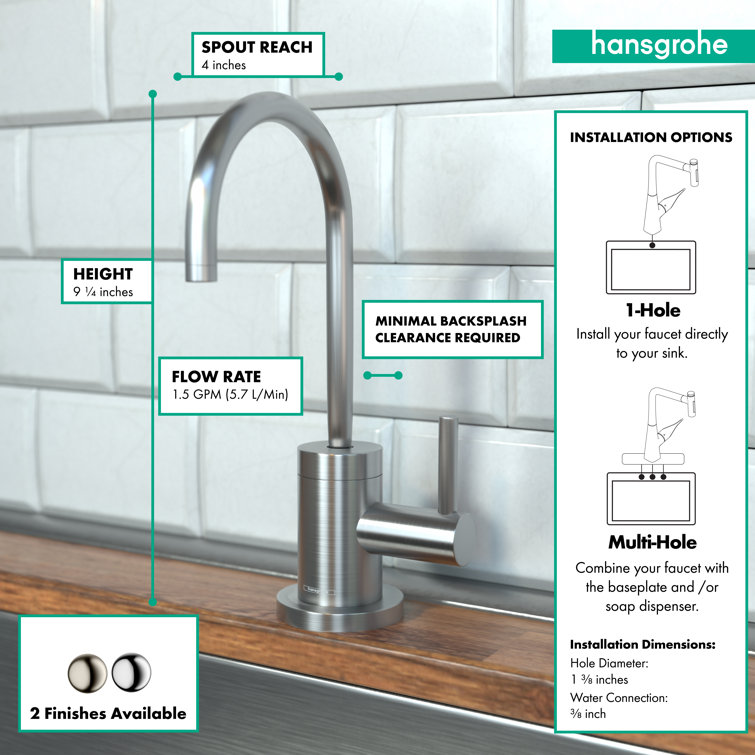 Talis S Modern Chrome Pull-out Cold Water Kitchen Faucet