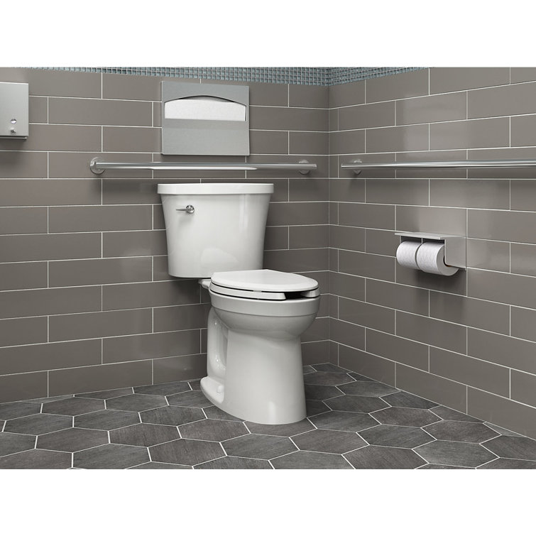 Polished Stainless Steel 18" Bathroom Grab Bar