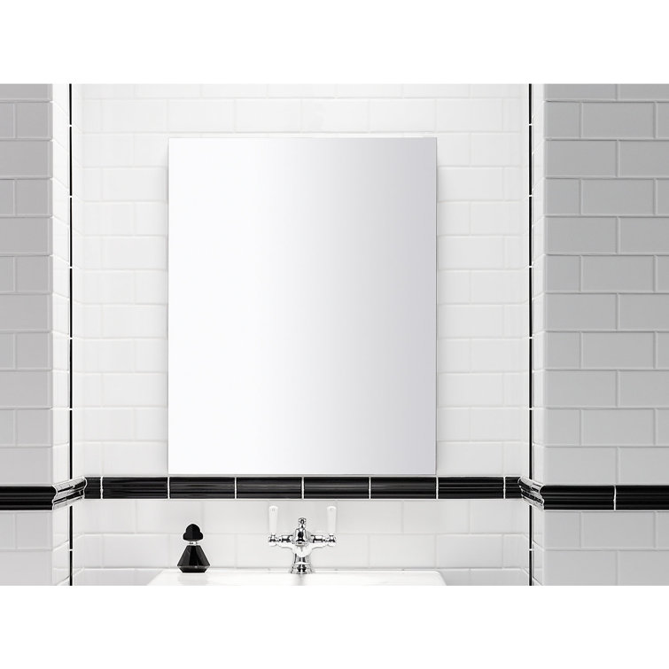 Verdera Sleek 30" Aluminum Frameless Medicine Cabinet with Adjustable Shelves