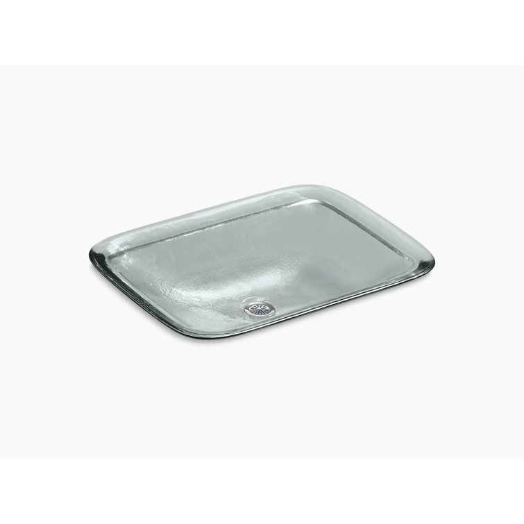 Ice Glass Above-Counter Vessel Bathroom Sink
