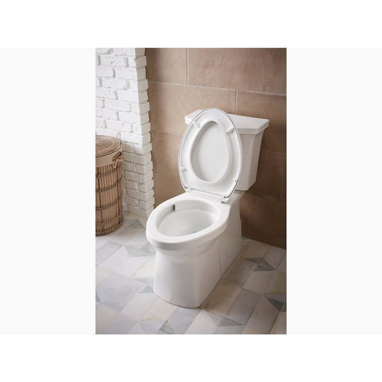 White High Efficiency Elongated Two-Piece Toilet