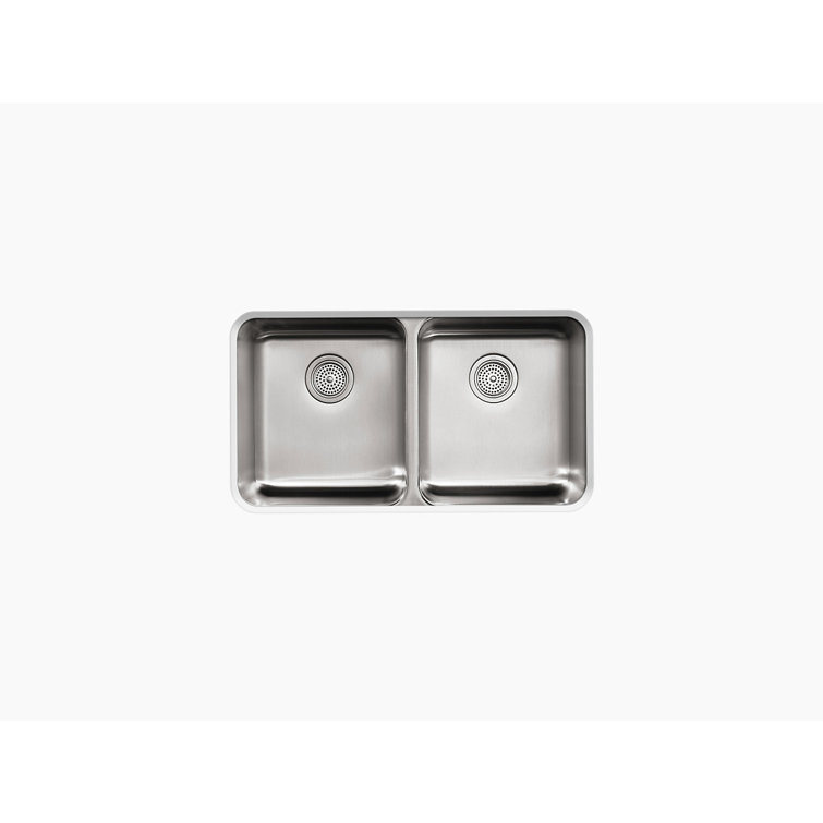Stainless Steel Double Bowl Undermount Kitchen Sink