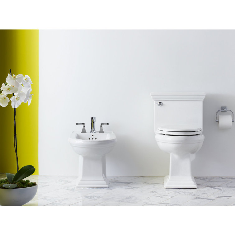 Memoirs White Vitreous China Floor Mounted Bidet
