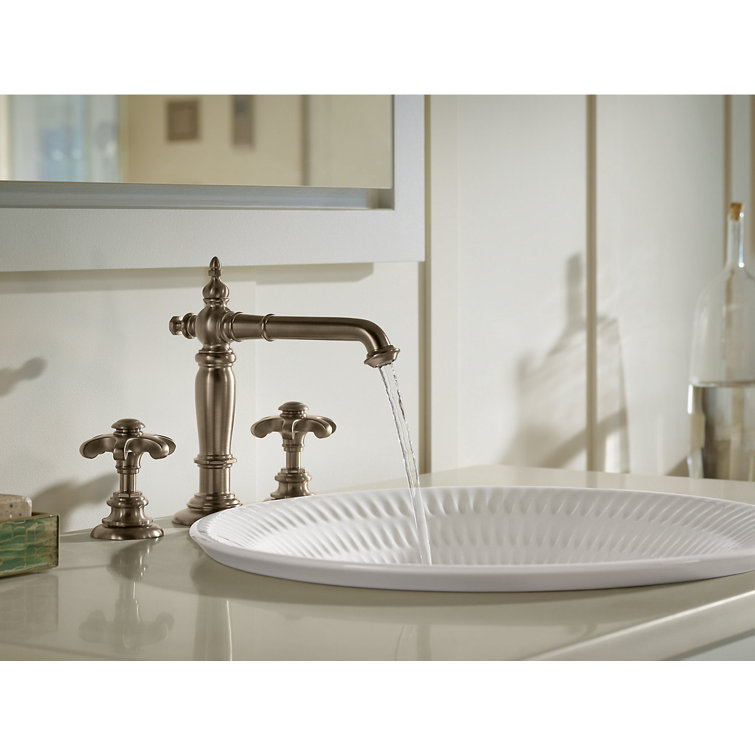 Translucent White Ceramic Round Vessel Bathroom Sink
