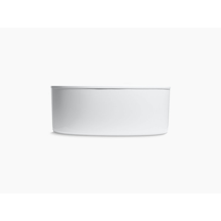 Sunstruck 66" White Acrylic Freestanding Soaking Bathtub