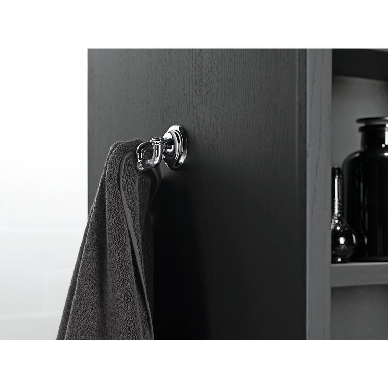 Polished Nickel Double Wall Mounted Robe Hook
