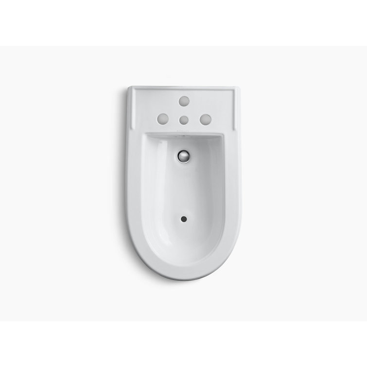 Memoirs White Vitreous China Floor Mounted Bidet