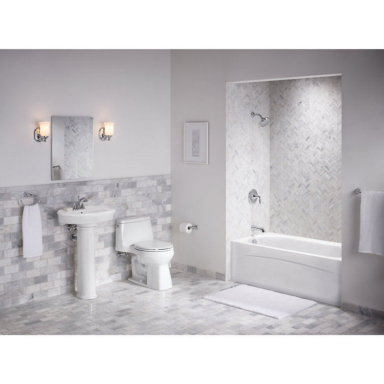 Black High Efficiency One-Piece Elongated Toilet