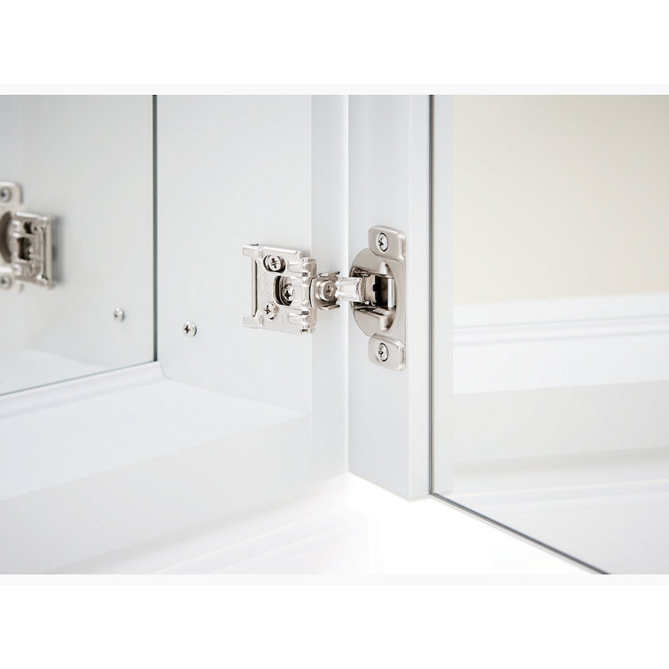Verdera Sleek 30" Aluminum Frameless Medicine Cabinet with Adjustable Shelves