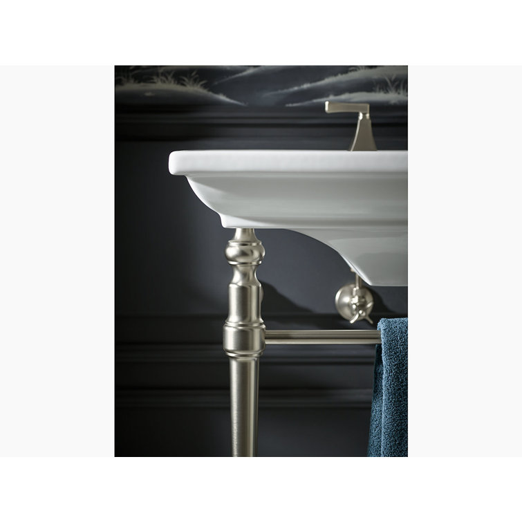 Vibrant Brushed Bronze Solid Brass Console Table Legs