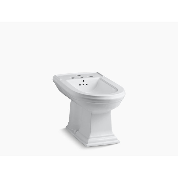 Memoirs White Vitreous China Floor Mounted Bidet