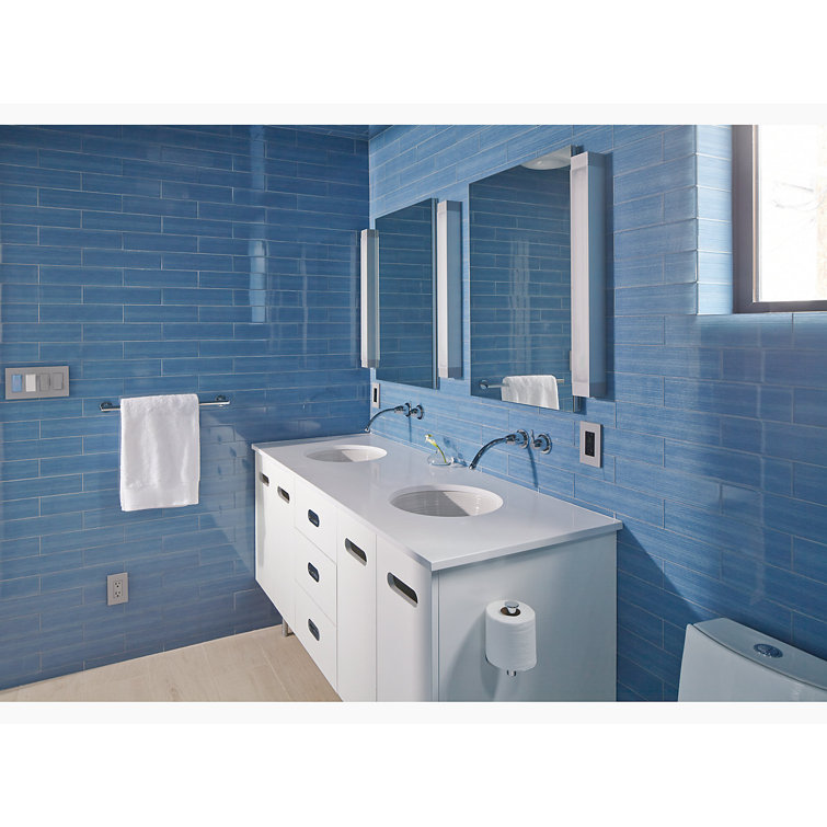 Verdera Sleek 24"x30" Frameless Aluminum Medicine Cabinet with Adjustable Shelves