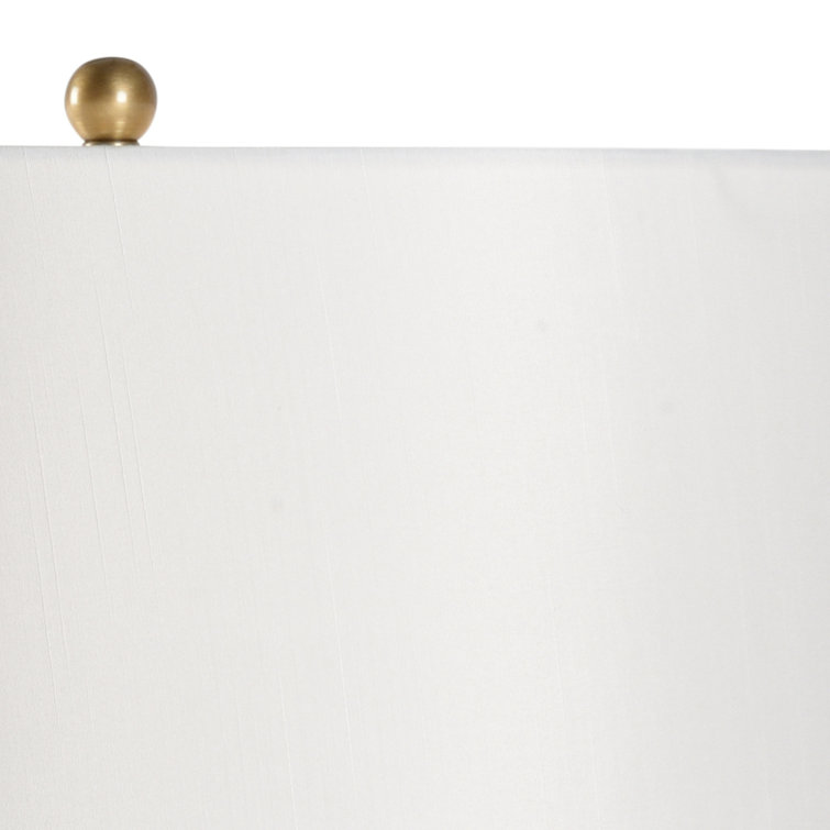 Chelsea House Petite Column 31.5" White Table Lamp