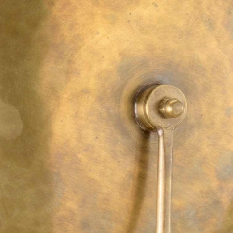 Antique Brass Mid-Century Modern Wall Sconce