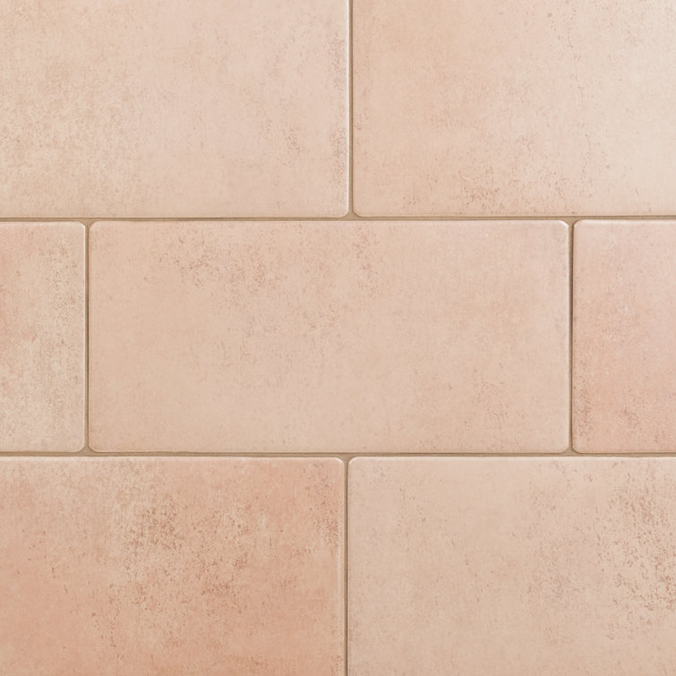 Kaleo 7.08 in. x 14.17 in. Matte Terracotta Look Porcelain Tile
