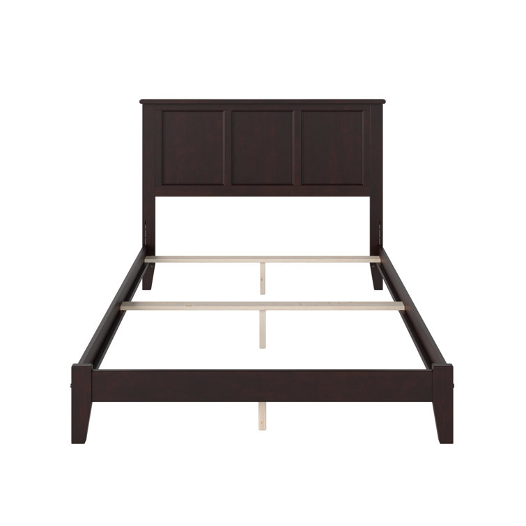 Madison Full Double Espresso Wood Frame Traditional Bed with Headboard