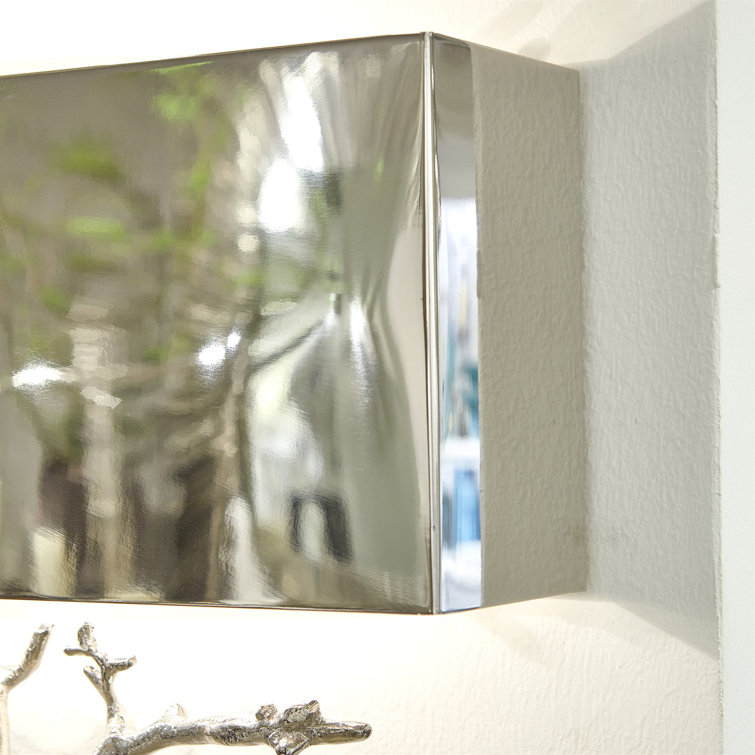 Modern Nickel Twig 2-Light Wall Sconce