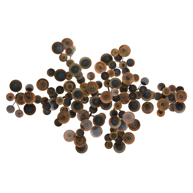 Rizzo Handmade Iron Disc Wall Sculpture