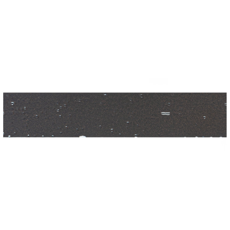 Argento Glossy Charcoal Black 2" x 10" Porcelain Subway Tile