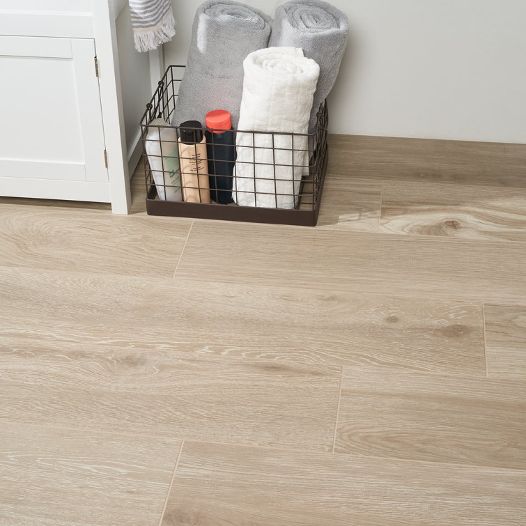 Mulberry Matte Brown Large Format Porcelain Wood Look Tile
